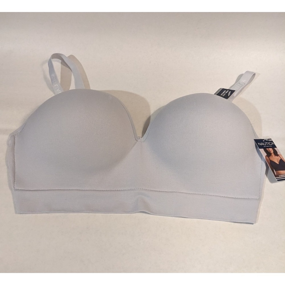 Nautica Intimates Women Wireless Bra 40DD Padded Style NT2204 Dusty Blue NWT